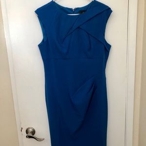 NWOT Adrianna Papell Blue Cocktail Dress 12